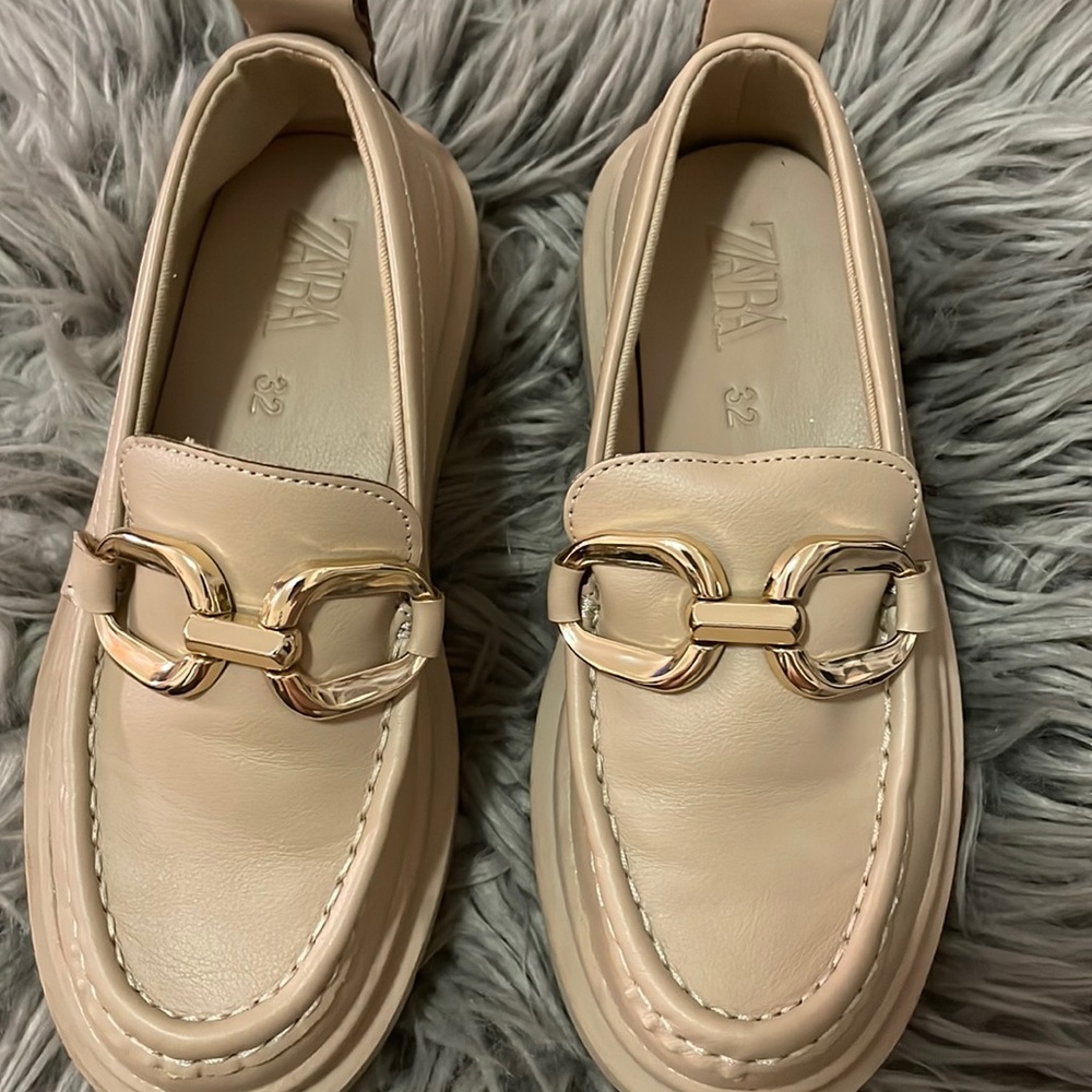 Zara girls loafers